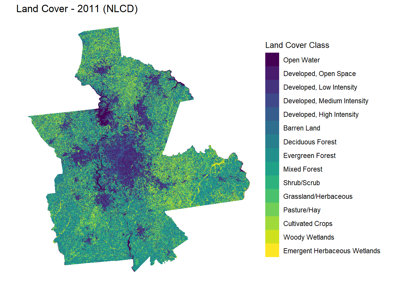 Land cover inputs